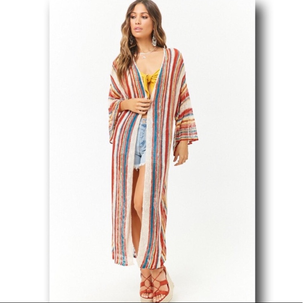 Multi color kimono
